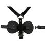 Redline K9 Padded Leather Quick Release Dog Protection and Tracking Harness