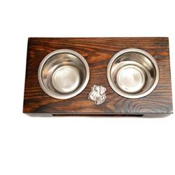 Great Dane, a Dogs Bowl with a Relief from ArtDog