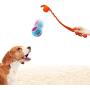 Gigwi Squeaky Tennis Ball Dog Toys, Interactive Dog Ball for Small and Medium Dogs Training, 2.5” Colorful and High Bounce Rubber Toy