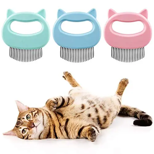 3 Pieces Pet Hair Removal Comb,Cat Comb Massager Relaxing Pet Brush,Pet Fur Grooming Brush for Removing Knots Tangles Fur,DeShedding Tool for Rabbits, Cats, Dogs (blue&pink&green) 3 Pieces Pet Hair Removal Comb,Cat Comb Massager Relaxing Pet Brush,Pet Fur Grooming Brush for Removing Knots Tangles Fur,DeShedding Tool for Rabbits, Cats, Dogs (blue&pink&green)