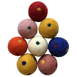 Three Drops of Life Wool Ball Cat Toys, Eco Friendly Safe for Cats Ferrets and Small Animals, Safe Pet Balls for Indoor and Outdoor Use