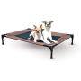 K&H Pet Products Original Pet Cot Elevated Dog Bed Chocolate/Black Mesh Large 30 X 42 X 7 Inches