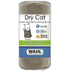 Wahl Pet Ultra Absorbent and Soft Cat Drying Towel – Tan 30”x25”