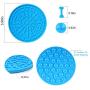 GAPZER Dog Lick Pad, Pet Slow Feeders for Anxiety Relief & Boredom Buster, IQ Treat Mats for Dogs and Cats, Pet Training Licking Mat for Food, Treat, Yogurt