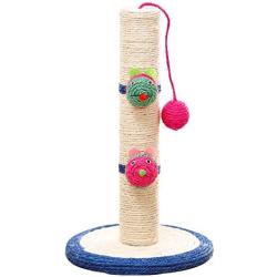 n n Scratching Posts for Indoor Cats Scratch Post with Hanging Ball，Durable Sisal Rope Scratch Post for Cats