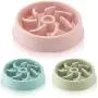 Pet Dog Puppy Slow Feeder Bowl at Home Travel Echo Friendly No Chocking | Bowl for Puppies, Small to Medium Size Dogs | Not Suitable for Cats Pet Dog Puppy Slow Feeder Bowl at Home Travel Echo Friendly No Chocking | Bowl for Puppies, Small to Medium Size Dogs | Not Suitable for Cats