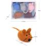 TeenTop Cat Pet Mouse Toy Plush Wool Ball Funny Catnip Mouse Molar Toy for Kitten Pet Supplies 1PC