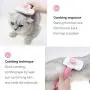 None branded Dog Cat Hair Brush Pet Grooming Comb Tools One Click Hair Removal Self Cleaning Slicker Brush for Shedding Grooming None branded Dog Cat Hair Brush Pet Grooming Comb Tools One Click Hair Removal Self Cleaning Slicker Brush for Shedding Grooming