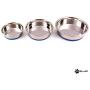 Max and Neo Heavyweight Non-Skid Rubber Bottom Stainless Steel Dog Bowl