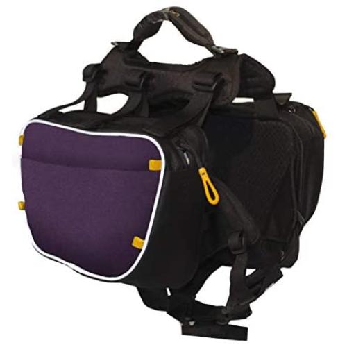 OllyDog Trekker RF Dog Harness with Packs, Made from Lightweight, Recycled Fabric and Lightly Padded for Comfort Walking or Hiking, for Medium or Large Dogs