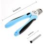 BENCMATE Dog Nail Clippers, Professional Pet Nail Clippers with Safety Guard to Avoid Over-Cutting Nails Durable Razor Sharp Blades Dog Nail Trimmer with Nail File