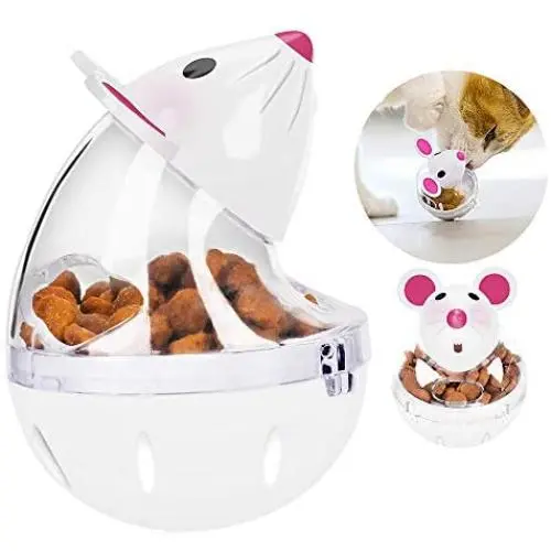 Li-HIM Pet Treat Ball, Interactive Cat Toys Treat Ball, Improve Intelligence IQ Puzzle Toy Suitable for Small and Medium Sized Kittens Li-HIM Pet Treat Ball, Interactive Cat Toys Treat Ball, Improve Intelligence IQ Puzzle Toy Suitable for Small and Medium Sized Kittens