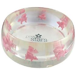 Cute Dog Bowls - Large Designer Dog Food Bowl for Dogs & Cats | Non-skid, No Spill Pet Bowl - Holds 4 Cups / 32 ounce ideal for Pet Food and Water | Gift Boxed | Heavy Poly-resin - Pink Pig Design