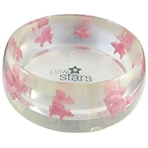 Cute Dog Bowls - Large Designer Dog Food Bowl for Dogs & Cats | Non-skid, No Spill Pet Bowl - Holds 4 Cups / 32 ounce ideal for Pet Food and Water | Gift Boxed | Heavy Poly-resin - Pink Pig Design Cute Dog Bowls - Large Designer Dog Food Bowl for Dogs & Cats | Non-skid, No Spill Pet Bowl - Holds 4 Cups / 32 ounce ideal for Pet Food and Water | Gift Boxed | Heavy Poly-resin - Pink Pig Design