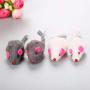 AKDSteel Fun Pet Play Toys for Cats Mini Funny Playing Simulate Plush Mouse with Sound Toy for Pet Cat