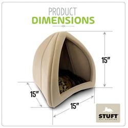 Stuft Purr Tent Moccasin Cat Bed