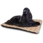 DayDayFun Geometric Patterned Pet Pad Oriental Sun Inside a Flower Arabic Culture Inspired Motifs Leaves and Petals Pet Mats for Litter Boxes Multicolor