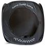 Feline Ruff Home Sweet Home Pop Up Cat Cube. A Collapsible Indoor Cat House. Covered Pet Bed Hideaway Cave for Dogs and Other Pets Too.