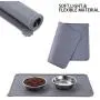 Elaikka Silicone Pet Food Mat Non-Slip Easy Clean Waterproof 19”x12”Large with Raised Edge for Dog Cat Feeding Mats Black… Elaikka Silicone Pet Food Mat Non-Slip Easy Clean Waterproof 19”x12”Large with Raised Edge for Dog Cat Feeding Mats Black…