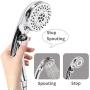 Pet Shower Set, Pet Bath Faucet Spray Dog Shower for for Washing Pets, Bathing Child and Cleaning Tub Hand Shower Spray Faucet Attachment with Hose (Chrome)