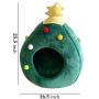 Overfulfil New Christmas Tree Cat House - Cat Tent Cave Bed,Winter Warm Soft Comfortable Pet Cat Cave Bed Shape Tree Pet Nest