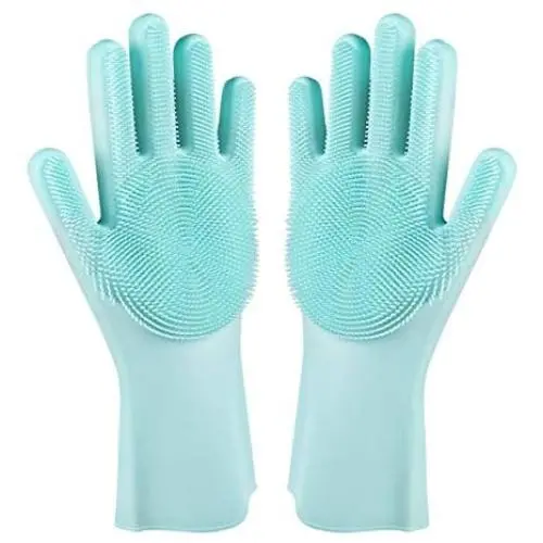 YouJia Pet Grooming Gloves, Silicone Hair Remover Brush Glove with High Density Teeth Brush, Gentle Bathing Shampoo Massage Gloves for Dogs Cats YouJia Pet Grooming Gloves, Silicone Hair Remover Brush Glove with High Density Teeth Brush, Gentle Bathing Shampoo Massage Gloves for Dogs Cats