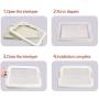 PAWISE Large Dog Training Pad Holder, Best Portable Puppy Trainer - Indoor Dog Potty - Puppy Pad Floor Tray, 24X24