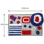 Dog Snuffle Mat Treat Blanket, Pet Puzzle Activity Mat for Stress Release, Nose Work Mat for Slow Feeding and Foraging Training Dog Snuffle Mat Treat Blanket, Pet Puzzle Activity Mat for Stress Release, Nose Work Mat for Slow Feeding and Foraging Training
