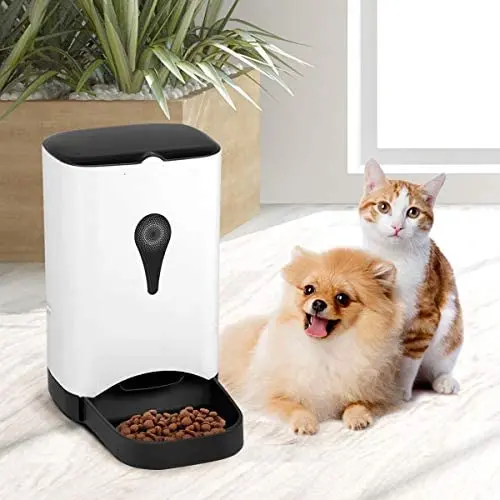 PETLIKE 4L Pet Feeder,Automatic Pet Dog and Cat Feeder, Auto Pet Feeder Food Dispenser with Distribution Alarms, Portion Control, Voice Recorder, Programmable Timer