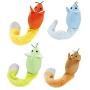 redcolourful Long Tail Mouse Shape Cat Toys with Catnip Funny Interactive Trainning Pet Toys for Cats Supplies Brown (Without Paper Card)  30cm