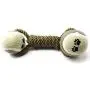 Dog Toy Ball Dog molars Tennis Cotton Rope Dumbbell-Shaped Toy Ball Suitable for Medium and Large Dogs