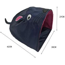 Oliwis Pet Cat Kitty Sleeping House Bed Portable Cat Tent Tunnel Interactive Play Toy