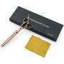 PURPLEBIRD Straight Dog Grooming Scissors Pet Cutting, Thinning Texturizing Shears Professional Safety Blunt Tip Trimming Shearing for Dogs Cats Japanese Stainless Steel 7 Inch, 7.5 Inch Bronze