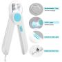 Dog Nail Clippers with Light Avoid Over-cutting, Safety Cat Claw Trimmer Cutter & Pet Toenail Polish File for Small Medium Large Animals Breed, Grooming Scissors for Puppy, Kitten, Rabbit, Bunny