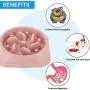 DotPet Slow Feeder Bowl, Fun Interactive Feeder Bloat Stop Dog Bowl Preventing Feeder Anti Gulping Drink Water Bowl Fan Shape Healthy Eating Diet for Pet Puppy DotPet Slow Feeder Bowl, Fun Interactive Feeder Bloat Stop Dog Bowl Preventing Feeder Anti Gulping Drink Water Bowl Fan Shape Healthy Eating Diet for Pet Puppy