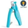 Pet Nail Clippers with Led Light for Dog Cat,Pet Nail Trimmer with Nail File to Avoid Over-Cutting Nails,Professional Dog Nail Grinder with Safety Guard Nail File Claw for Small Medium Puppy(USB)