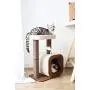 Catry Kitten Cat Tree Condo with Paper Rope Covered Scratching Post Activity Center for Climbing Relaxing and Playing Natural Jute Fiber Pet Stand Catry Kitten Cat Tree Condo with Paper Rope Covered Scratching Post Activity Center for Climbing Relaxing and Playing Natural Jute Fiber Pet Stand