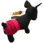 Alfie Pet - BAMI Diaper Dog Sanitary Pantie - Color: Red, Size: XS (for Girl Dogs)