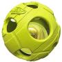 Nerf Dog Bash Ball Dog Toys with Interactive LED, Lightweight, Durable and Water Resistant, 2.5 Inches, for Small/Medium Breeds, Two Pack, Blue and Green (2085)