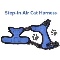 Cat Harness and Leash for Walking, Escape Proof Universal Adjustable Vest Harness for Cats, Easy-to-Control Soft Breathable Reflective Strips Jacket, Stylish Outdoor Vest for Kittens and Puppy