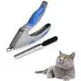 Sdefw Cat Dog Nail Clippers and Trimmer, Pet Nail File with Sharp Blade and Safety Guard, Professional Grooming Tools for Small Animals Claw Care