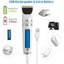 DadyMart Dog Clippers, Low Noise Dog Grooming Kit Rechargeable Cordless Dog Trimmer with 2 Batteries, Electric Pet Hair Grooming Tools for Small Middle Large Dogs Cats with Thick Coats