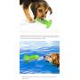 Squeaky Dog Float Toys Suction Cup Pull Puppy Toy Dogs Supplies Super Bite-Resistant Pet Chew Molar Stick New Material Toothbrush That Brush Teeth by Himself (Green)