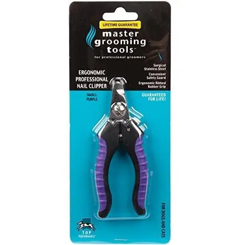 Master Grooming Ergonomic Prof Nail Clipper, Small, Purple