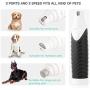 Utotol Dog Nail Grinder,Electric Rechargeable Pet Nail Complete Manicure Grooming Tool Kit for Small Medium Large Animals Quiet Painless Avoid Over-Cutting Grinder for Cats