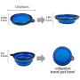 ONME Pet Feeding Mat, Silicone Waterproof Dog Cat Food Mat ，Foldable Dog Bowl Placemat Rusable Puppy Mat 【 Bowl as Gift 】