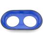 SMALLLEE_LUCKY_STORE Pet Feeding Watering Supplies Small Dog Bowl, Blue, Small