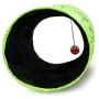 ocijf179 Cat Tunnel Folding Hanging Ball Interactive Toy Kitten Training Pet Supplies - Green