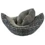 Luxury Cat Bed, Small Dog Bed, Unique Shape, Grey, High Sides for Added Security and Comfort, Plush, Comfortable, and Stylish, Machine Washable, Anti-Slip Bottom, Removable Pillow Luxury Cat Bed, Small Dog Bed, Unique Shape, Grey, High Sides for Added Security and Comfort, Plush, Comfortable, and Stylish, Machine Washable, Anti-Slip Bottom, Removable Pillow