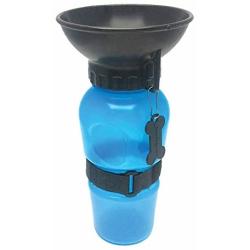 Set Of 2 Highwave Autodogmugs - Portable Water Bowl Sport Bottles For Dogs - One Blue And One Pink Bottle